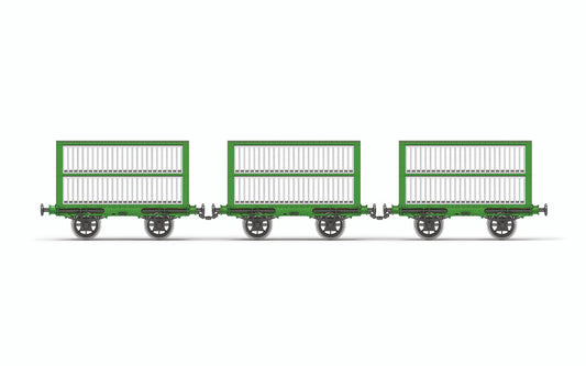 Hornby OO Gauge L&MR Sheep Model Railway Wagon Pack Era 1  R60165