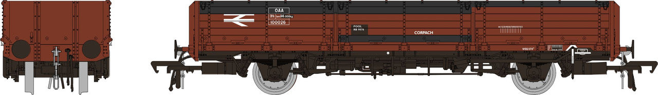 Rapido Trains OO Gauge OAA No. 100026, BR bauxite, Corpach pool, patched finish 915007