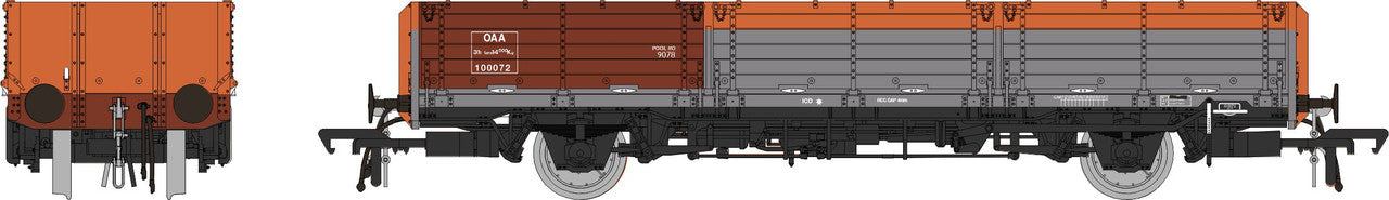Rapido Trains OO Gauge OAA No. 100072, Railfreight red/grey 915015
