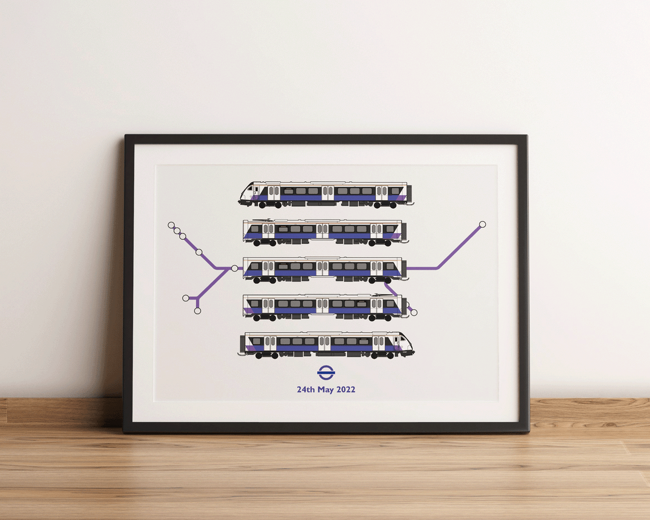 Elizabeth Line Opening Poster - Design 1