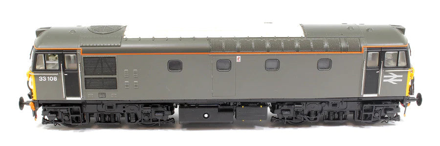 Heljan OO Gauge Class 33 108 BR General Grey 3371