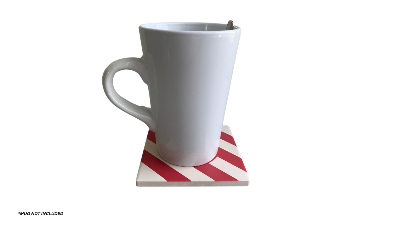 Not to be Moved - Ceramic Drinks Coaster - For Train Lovers