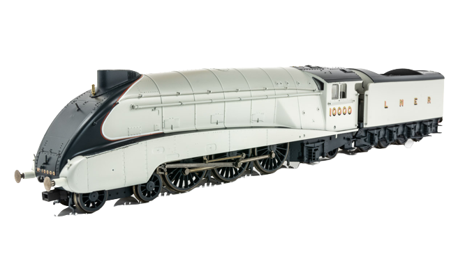 Hornby OO Gauge Steam Locomotive LNER, Class W1 'Hush Hush', Streamlined, 4-6-4, 10000 - Era 3 R3978
