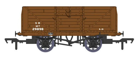Rapido UK OO Gauge SR 8-Plank Wagon -  29898 SR Brown Post 1936 940010