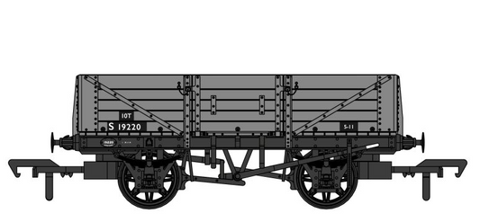 Rapido OO Gauge D1347 5 plank open - BR no.S19220 906008