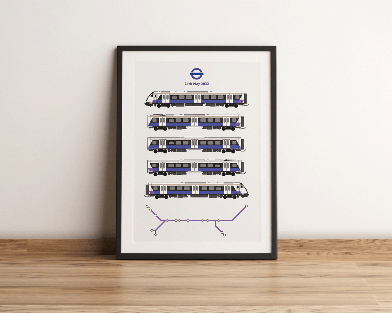 Elizabeth Line Opening Poster - Design 4