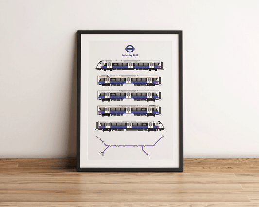 Elizabeth Line Opening Poster - Design 4