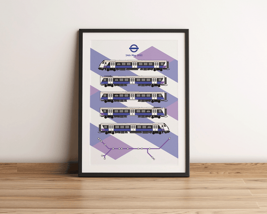 Elizabeth Line Opening Poster - Design 5