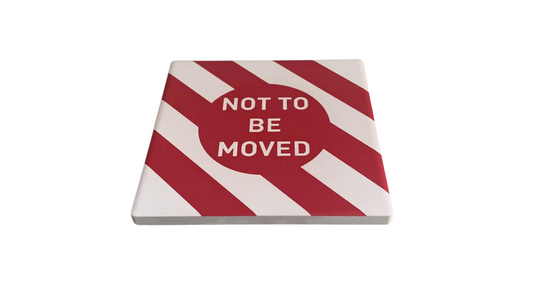 Not to be Moved - Ceramic Drinks Coaster - For Train Lovers