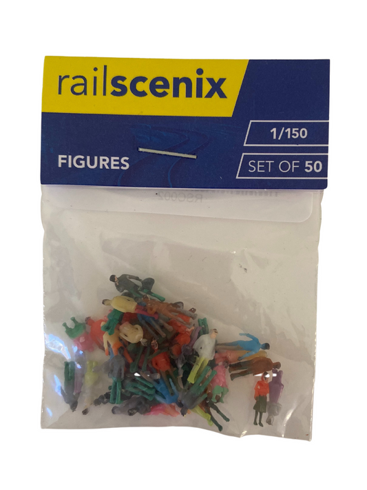Railscenix N Gauge Figures (Set of 50) 1/150 RSC002