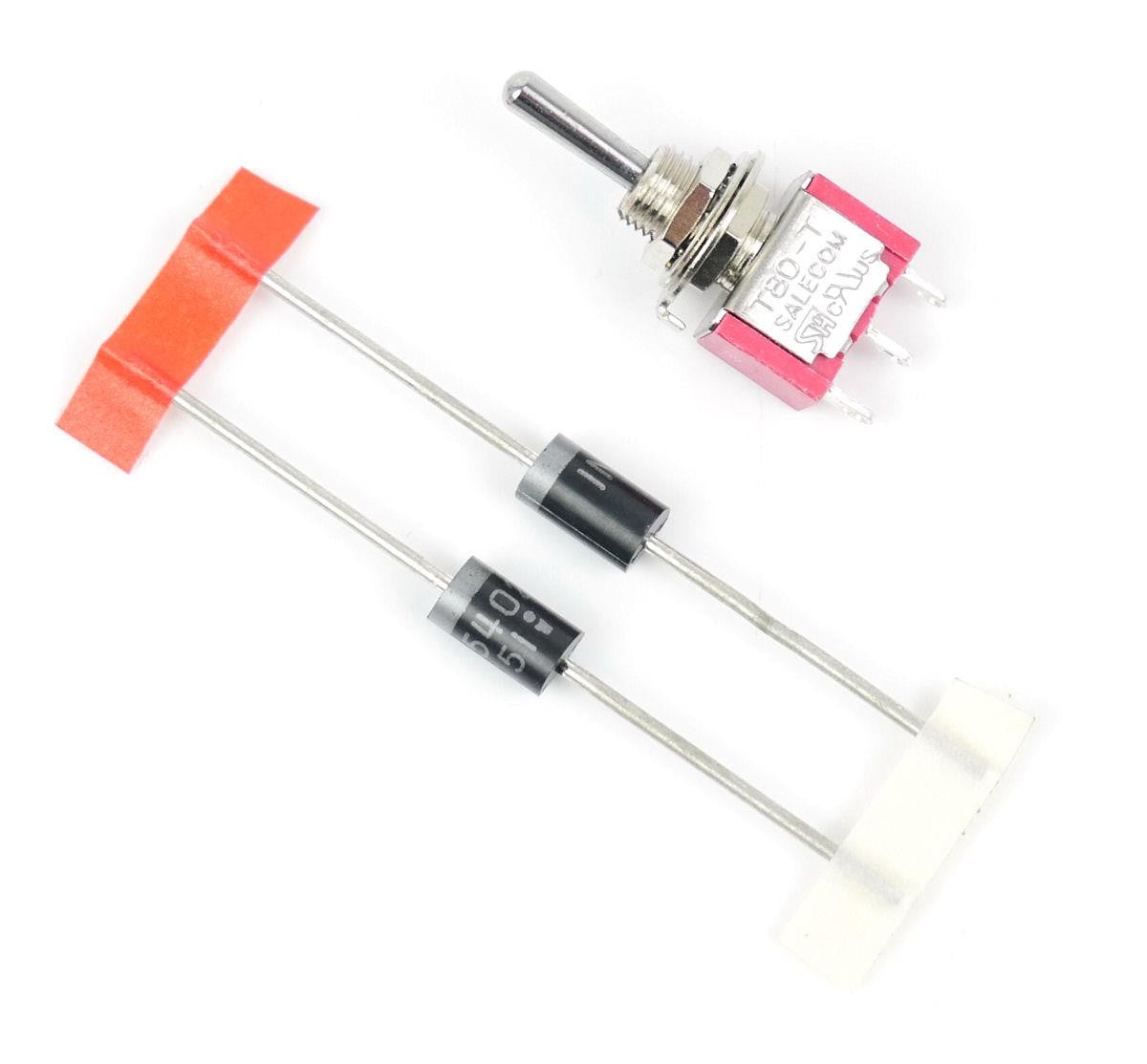 OO DCC, Power and Control SPDT (Momentary) Toggle G Scale Point Motor Switch GM511