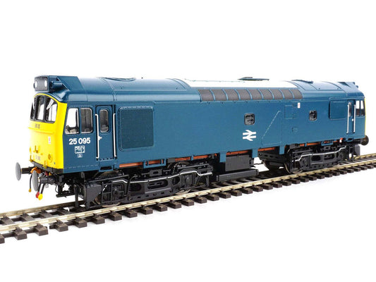 Heljan Class 25/3 25095 BR Blue With Cab Front Numbers Model Railway Diesel Locomotive  2544