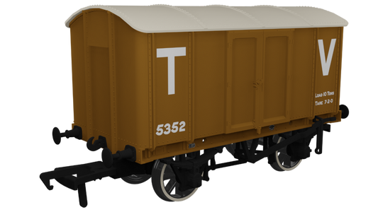 Rapido Trains OO Gauge V6 Metal Van - Taff Vale Railway van No. 5352 908025